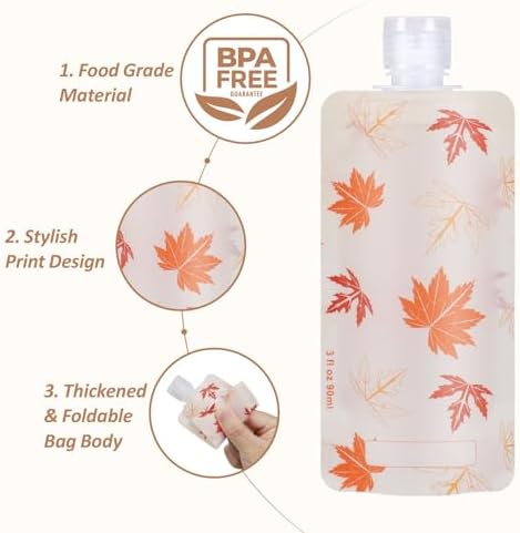 PACKISM 11 Pack Travel Pouches for Toiletries - 90ml 3 oz Liquid Container - Image 2