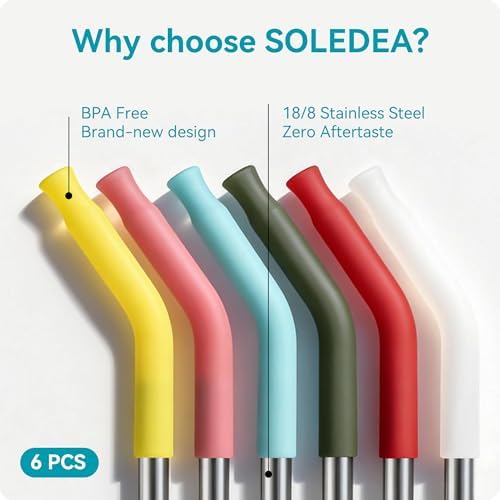 20 oz Straight Metal Straws with Silicone Tip for 20 oz Tumbler - Image 3