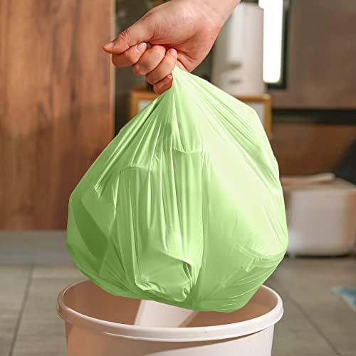 Compostable Trash Bags 2.6 Gallon 100 Counts Compost Small Garbage Bag for Kitchen Bathroom BPI Certified, Green - Image 6