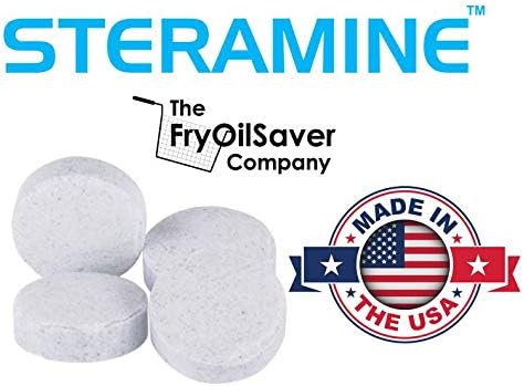 1 Bottle Steramine Sanitizer Tablets w/15x QT-10 Test Strips - Multi Purpose Steramine Sanitizing Tablets for Food Contact Surface, Kitchen, Restaurant & Commercial Use by FryOilSaver (150 Count) - Image 6