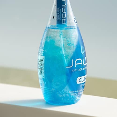 JAWS Glass Cleaner Bottle with 2 Refill Pods. Refillable Cleaning Supplies - Image 3