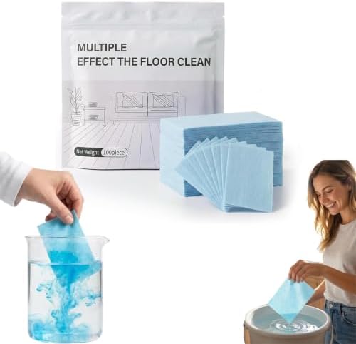 Multi-effect Floor Clean Tablets (Blue, 100Pcs) by Unknown