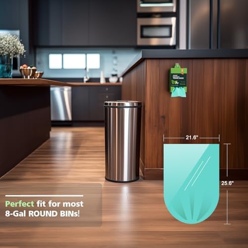 AYOTEE Biodegradable Medium 8 Gallon Trash Bags ，Leak Proof Compostable Bag - Image 7