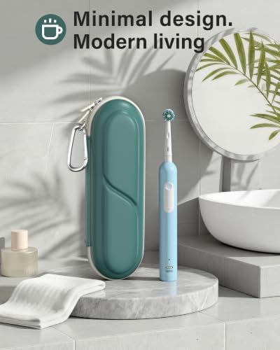 ProCase Toothbrush Travel Case for Oral-B/Oral-B Pro 1000 1500 5000 7000 7500 6000 9600/Philips Sonicare 4100 5100 1100 6100 5300 Oral-B iO Electric Toothbrush Portable Hard Container -Darkgreen - Image 6