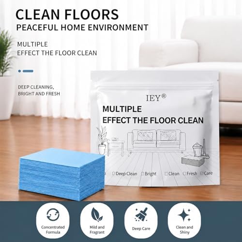 IEY 100 Piece Floor Cleaning Tablets, 2026 Upgraded Floor Cleaning Solution Tablets, IEY Multi-Surface Tablets, Concentrated Cleaner for Hardwood, Tile, Laminate & More (300 Pieces) - Image 3