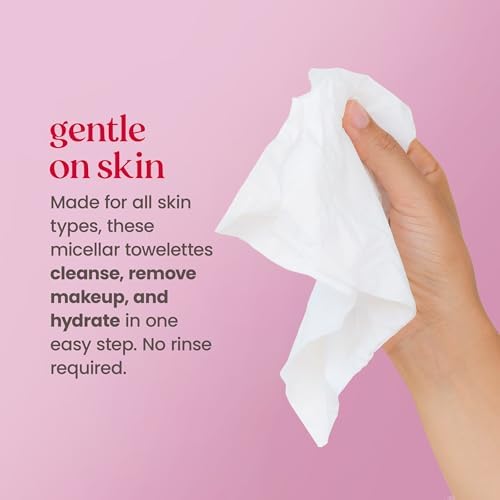 Burt’s Bees Micellar Rose Water Facial Towelettes, 30 ct., 3 Pack - Image 3