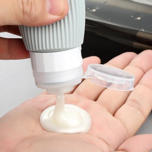 Mrsdry 16 Pack Travel Bottles for Toiletries, Large 6oz Silicone Travel Containers, Leak Proof Refillable Liquid Shampoo And Conditioner Travel Essentials - Image 3