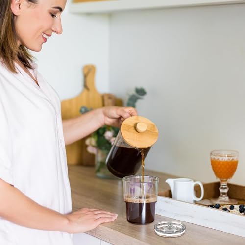 Luxfuel 13 oz Glass Cups with Lids and Straws Reusable Iced Coffee Tumbler - Image 6