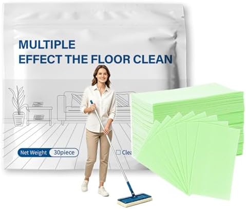 Floor Cleaning Tablets, Multi-Surface Cleaner Tabs for Hardwood, Tile, Vinyl & Marble, Deep Stain, Grease & Limescale Remover, Fresh Scents, 30/60/100 Counts by Unknown
