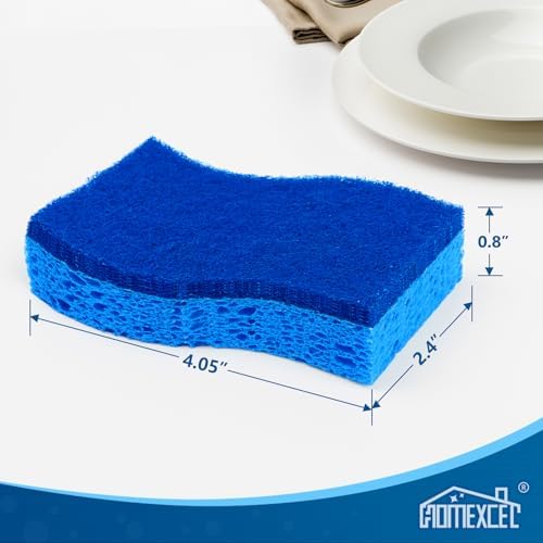 HOMEXCEL Sponges Kitchen 48 Pack, Non Scratch Scrub Dish Sponge for Dishes - Image 6