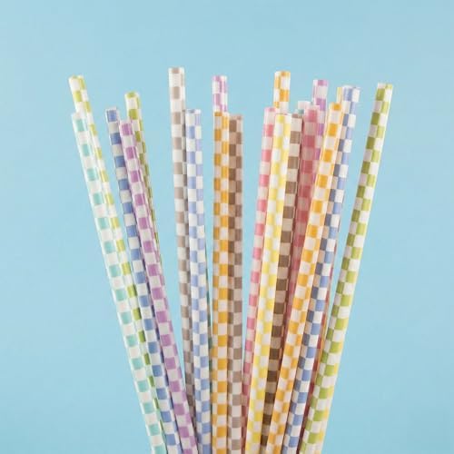 24-Pack, Reusable Straws - Daydream, Plastic Straws Reusable, BPA Free, Dishwasher Safe, Multicolor, Replacement for Tumblers, Fits 20oz 30oz 40oz - Image 5