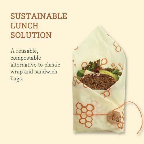 Bee's Wrap Beeswax Sandwich Wrap - Honeycomb - Image 5