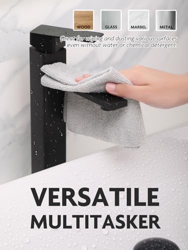 Fantasticlean Microfiber Cleaning Cloth Roll- 30 Sheets, 12" x 12" (Grey) - Image 5