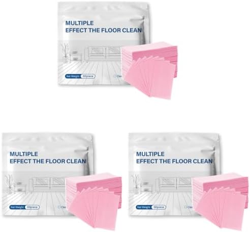 Floor Cleaning Tablets, Multi-Effect Floor Clean Tablets, Mop Soap Scented Cleaning Sheets For Mop & Bucket, Multi-Surface Cleaning Supplies For Living Room Bedroom Daily Maintenance by Unknown