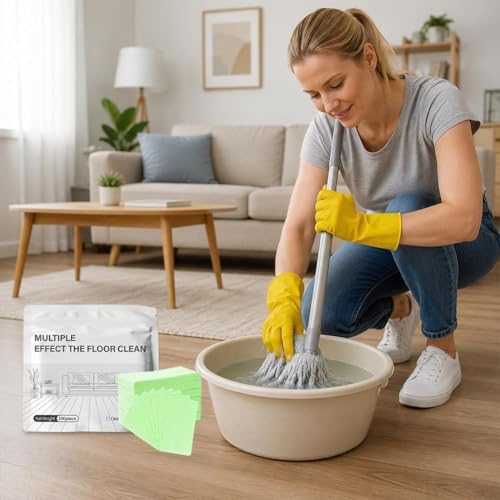 100 Count Multi-Surface Floor Cleaning Tablets, Upgraded Concentrated Dissolvable Cleaning Sheets for Hardwood, Laminate, Tile, Marble & RV Floors (Purple) - Image 4