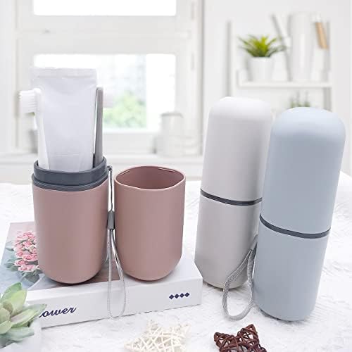 Travel Toothbrush Case, Toothbrush Holder Travel Case Portable Toothbrush Travel Container for Bathroom Travel School Business Camping Toothbrush Case for Traveling - Image 6