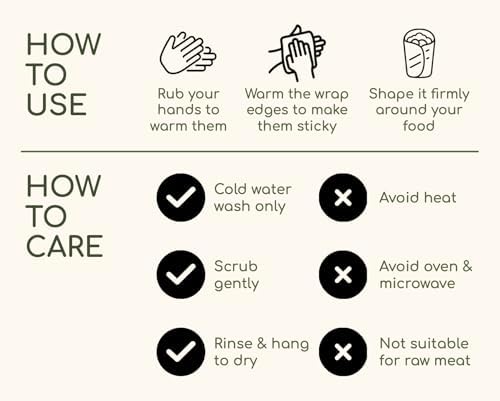 Truebee Reusable Beeswax Food Wraps 7-Pack Summer Orchard – Non Toxic, Plastic Free, Silicone Free, Sustainable, Environmentally Friendly, Organic Cotton Beeswax Wraps (S, M, L) - Image 5