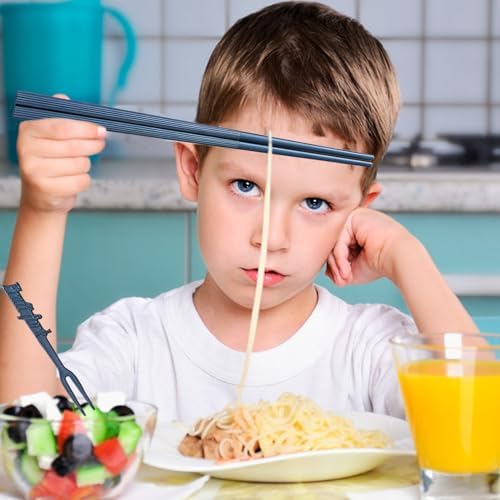 Reusable Travel Utensils with Case, Wheat Straw Fork Spoon Knife Chopsticks - Image 4