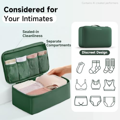 OlarHike 9 Set Packing Cubes for Travel,Gifts for Women Mom,Anti-Tearing Suitcase Organizer,with Over 1000 pcs Mesh Holes,Vacation Essentials & Accessories for Cruise Ship - Image 5