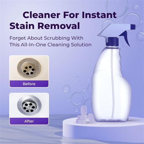 Cleanlix Cleaner, Cleanlix Cleaning Spray, Cleanlix Multi Purpose Cleaning System, Cleanlix the Solution for Every Stain, Cleanlix Spray with Concentrated Cleaning Tablets /831 - Image 2