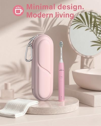 ProCase Toothbrush Travel Case for Oral-B/Oral-B Pro 1000 1500 5000 7000 7500 6000 9600/Philips Sonicare 4100 5100 1100 6100 5300 Oral-B iO Electric Toothbrush Portable Hard Container -Pink - Image 6