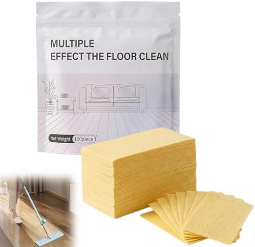 100 Piece Floor Cleaning Tablets, 2026 Upgraded Multiple Effect the Floor Clean, Floors Cleaning Tablets for Mopping, Concentrated Cleaner for Hardwood, Tile, Laminate & More (Osmanthus) by LURINI