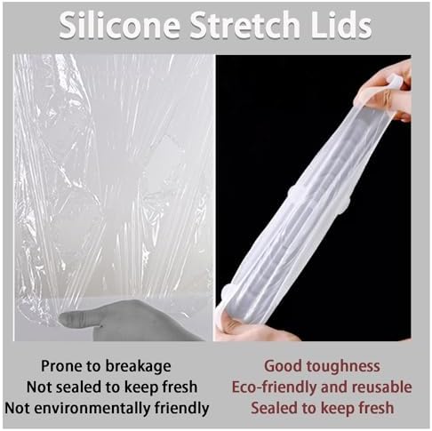 Silicone Stretch Lids, 6 Pcs, 4.53in - Image 5
