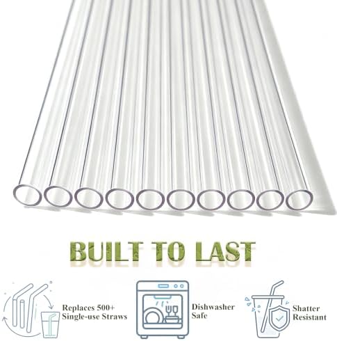Thickened PCTG Replacement Straw for Hydrojug Sport 32oz, 6 Straws 1 Brush - Image 5