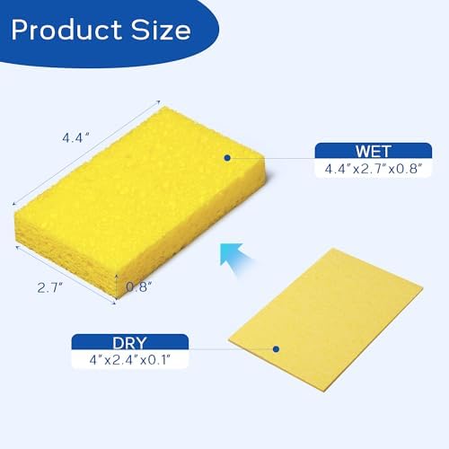 ARCLIBER 6 Pack Thick Cellulose Scrub Sponges Non-Scratch Kitchen - Image 6
