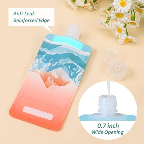 PACKISM 15 Pack Travel Pouches for Toiletries - 90ml 3 oz Liquid Container - Image 3
