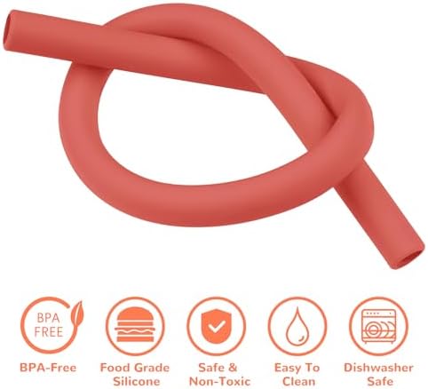Tomorotec 15PCS Silicone Drinking Straws Fit for Stanley 40oz 30oz Tumbler - Image 4
