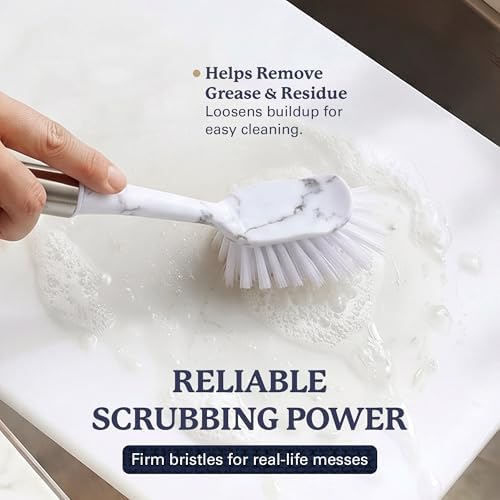 Farberware Dish Brush with Handle, 2 Pack, Firm Bristles - Image 3