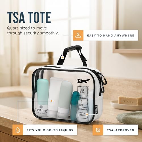 TRIPPED Travel Gear 3-Piece Travel Toiletry Bag Set - Image 4