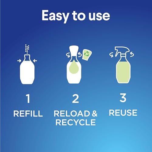 Clorox Multi-Purpose Spray Refill, Household Essentials, 3x1.125fo Concentrated Refills - Image 4
