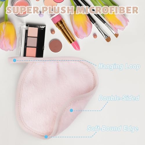 15 Pcs Reusable Makeup Remover Cloths, 5"x5", Multicolor - Image 2