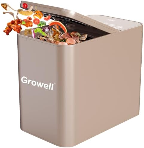 3.2L Electric Kitchen Composter, Smart Odorless, Auto-Cleaning, Low Noise by Growell