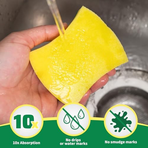 Heavy Duty Scrub Sponges, 96 Pack Scrub Sponge, Double-Side Kitchen Sponge, Multipurpose Long-Lasting Sponges, High-Density Dish Sponge - Image 4