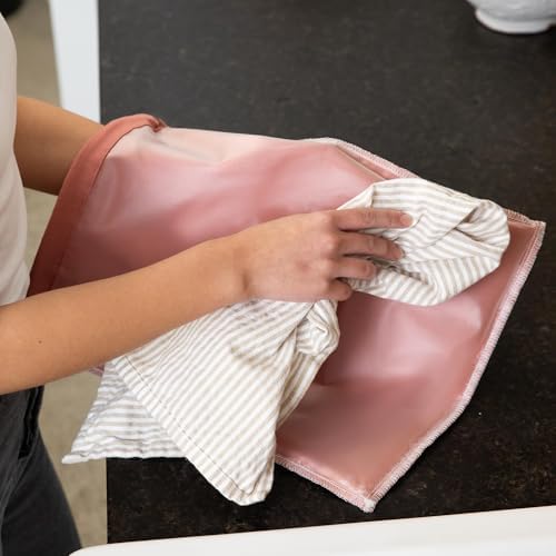 Sourdough Bread Bags for Homemade Bread, 2 Pack, Reusable Cotton Linen, Machine Washable, Freezer Safe - BPA-Free TPU Liner, Fits 2 Loaves Each, Beeswax Wrap Alternative, Drawstring Closure - Image 7