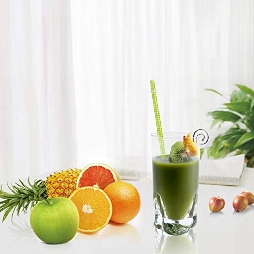 JANYUN 30Pcs Colorful Reusable Plastic Straws with Cleaning Brush - Image 2