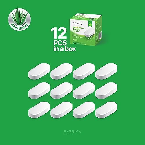 Multipurpose Cleaning Tablets - Powerful All-Purpose Cleaner for Water Bottles Surfaces - Eco-Friendly and Gentle - 12 Pack Aloe Scented Refill Tablets - for Home Kitchen Office and Vehicles - Image 5