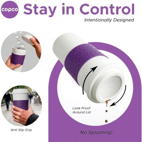 Copco – Acadia – Travel Mug – 16 Oz - Lilac - Image 6