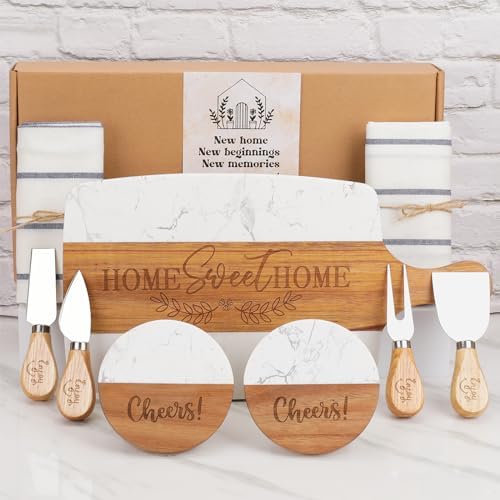 House Warming Gifts New Home,Unique Housewarming Gift Baskets for New House, New Home, Couples, Women,Gifts for New Homeowners Brown by Elysirise