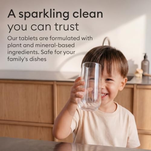 Vove Dishwasher Detergent Tablets, 80 Count, Plant-Based Fragrance-Free - Image 4