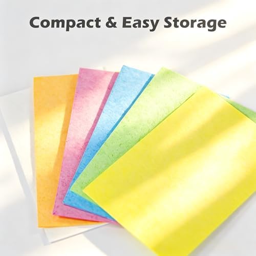 Cellulose Kitchen Sponges for Dishes(6 Pack) - Image 4
