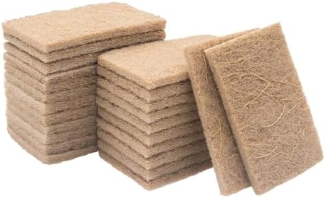 24 Pack Plant-Based Fiber Scrub Dish Sponge (graybrown) by Unknown