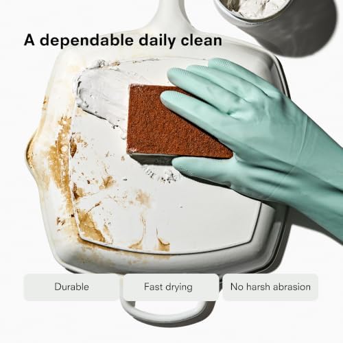 Public Goods Scrubber Sponge | Cleaning & Scrubbing Sponges for Dishes & Kitchen Sink | Natural, Plant-Based Sponges | Pack of 12 - Image 4