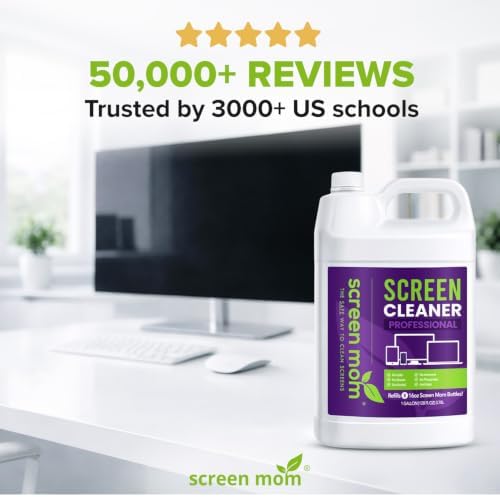 Screen Mom Screen Cleaner Spray 1-Gallon for TV, Car, Laptop and Computer - Image 6