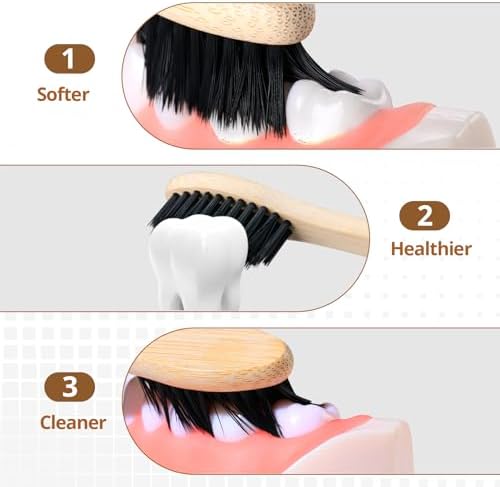 Virgin Forest Bamboo Toothbrushes 10pk, Soft BPA Free Biodegradable - Image 4