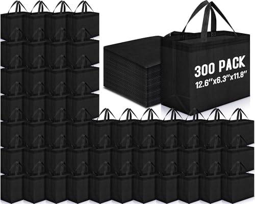 Windyun Reusable Grocery Bags Non Woven with Handles by Windyun