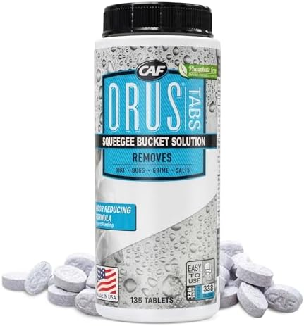ORUS® Tabs | Window Cleaning Solution | Glass Cleaner Tablets, 135 Count by CAFOutdoorCleaning